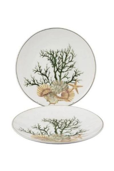 Mikasa Moor Marinet Set of 2 Cake Plates 20cm P123. 812999