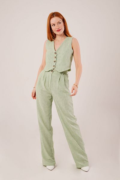 LOKADI Women's Vest Pants 2 Piece Set