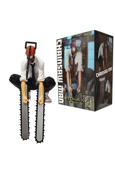 Shem Denji/Power Action Figure - Chainsaw Man Anime, 18cm