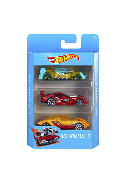 HOT WHEELS Üçlü Araba Seti K5904