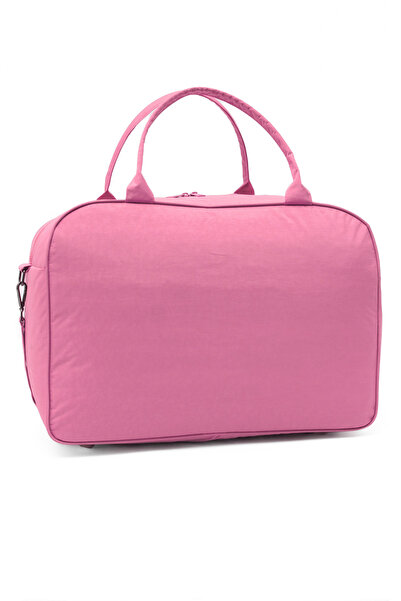 KAFF 00816 Model Pink Crinkle Unisex Sports Travel Bag - Με τσέπη και αδιάβροχο