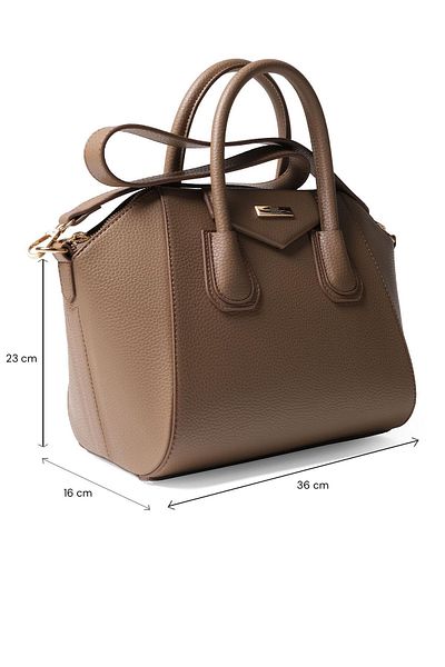 Mio Gusto Mink Color Hand and Shoulder Women's Bag