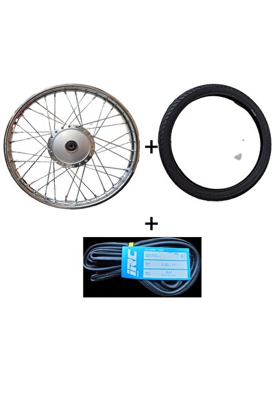 ANLAS CG125 MG 120-17 Kampanalı Ön Jant+ ANLAS İç ve Dış Lastik