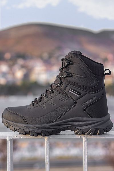 lumberjack Mick Hi Αδιάβροχες Μαύρες Ανδρικές Μπότες εξωτερικού χώρου
