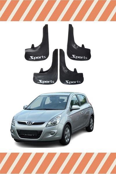 Heda Tex Yb Hyundai I20 2008-2011 Sports Written 4-Piece Dust Cover Mudguard Mudguard