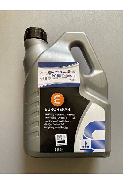 EUROREPAR 1680356380 - Erp Antifriz 3lt Organik Kırmızı Konsantre -74°c