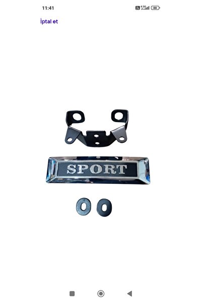 MaxiPar CG KUBA FALCON ÖN MAŞA AMBLEMİ SPORT YAZILI