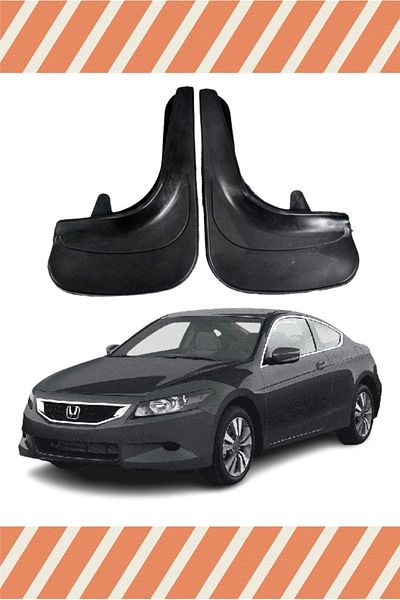 ALPAX OTOMOTİV Honda Accord 2008-2012 Compatible 2-Piece Dust Cover Fender Mudguard