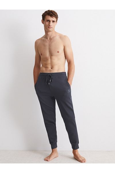 Marc O'Polo Pyjamahose Heavy Jersey Schlaf-hose Pyjama Schlafmode