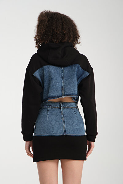 Rodi Women's Set with Denim Skirt - 1077