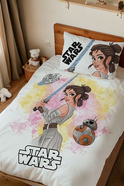 Homamia Set cuvertură de pilota unică din bumbac 100% Star Wars