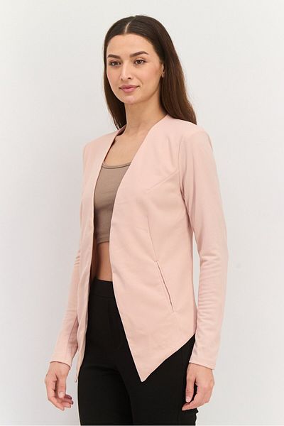 Bcbgeneration Women Regular Fit Textured Blazer, Peach