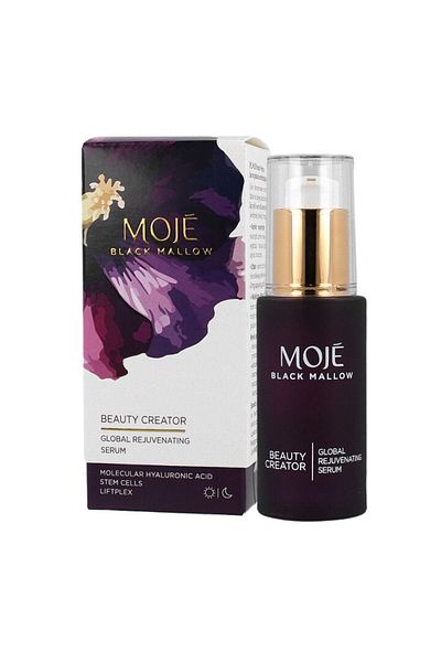Moje MOJÉ MY BLACK MALLOW Beauty Creator Globaly Rejuvenating Serum 30 ml - sérum na obličej proti stárnutí