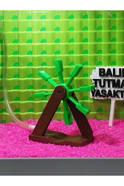 Akvaryum Hava Degirmeni × Hava Çarkı × Fanus , Küçük Akvaryum ve Büyük Akvary...