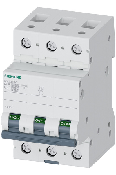 Siemens C3x40a Otomatik Sigorta 40 Amper 3 Kutuplu