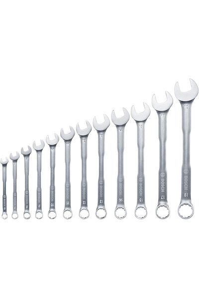 Bosch Open End Combined Wrench Set 12 Pieces