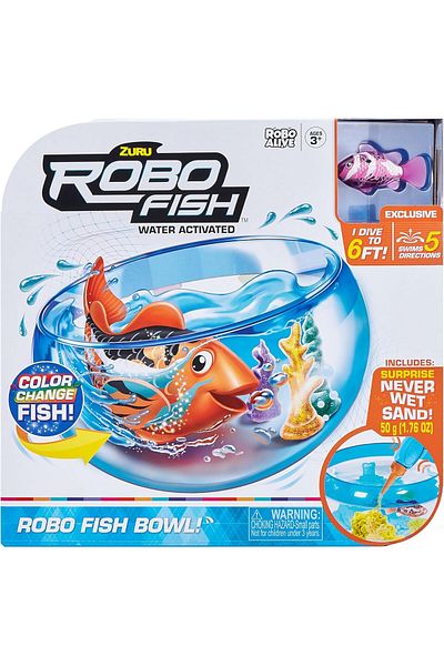 Robo Alive Zuru Robo Fish Water Activated