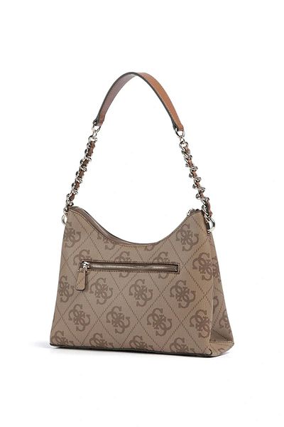 Guess Чанта за през рамо Izzy Top Zip, кафява, Hwos8654010-ltl