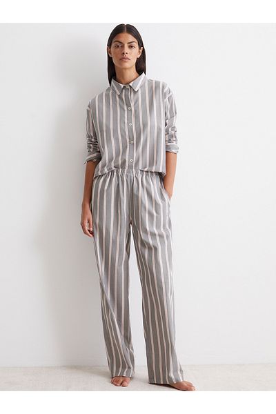 Marc O'Polo Pyjamahose Mix & Match Woven Schlaf-hose Pyjama Schlafmode
