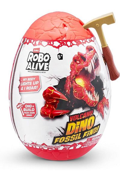 Robo Alive Volcano Dino Fossil Find
