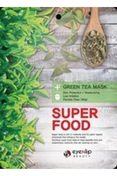 eyenlip Green Tea Mask Sheet 23 ml - Sheet mask with protective, moisturizing and soothing effects