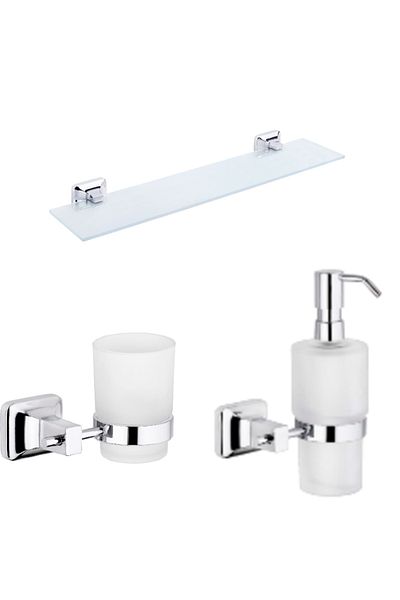 CAMERO Adnoss Camero Uno Toothbrush Holder + Soap Dish + Shelf