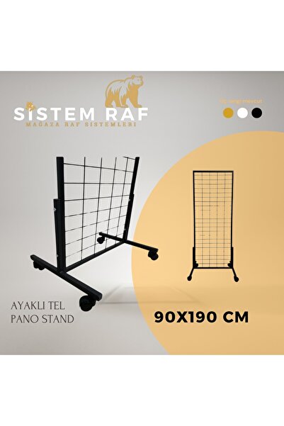sistem raf Ayaklı Tel Pano 90*190