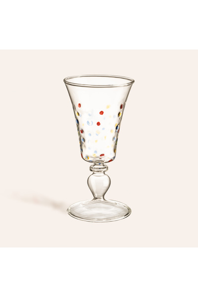 Zsa Zsa Zsu Henan Borosilikat Cam Kadeh 280 ml Mavi-kırmızı