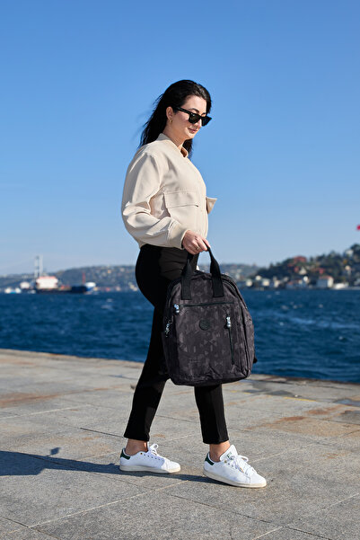 Sanmorris SRG Otpornost na vodu Naborana tkanina Multi-Eye Black Sa deznom La...