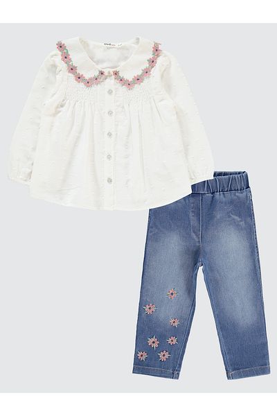 Civil Girls Girl's Set 2-5 Years Ecru
