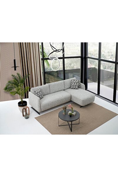 HOLM EV DESİGN Crea Yataklı Ve Bazalı Köşe Takımı