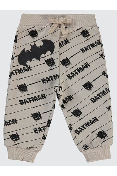 Batman 6-18 Months Baby Boy Sweatpants - Civil Baby Batman, Light Beige
