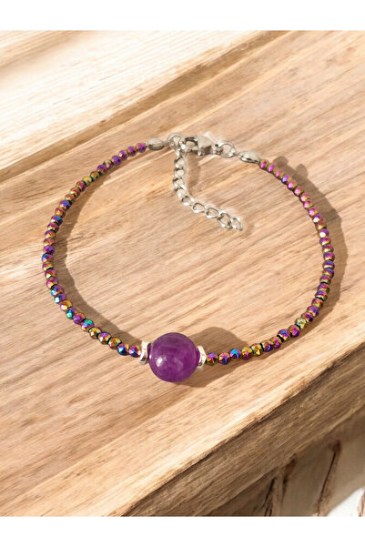 Home الجمشت وHmeatite الحجر الحد الأدنى سوار