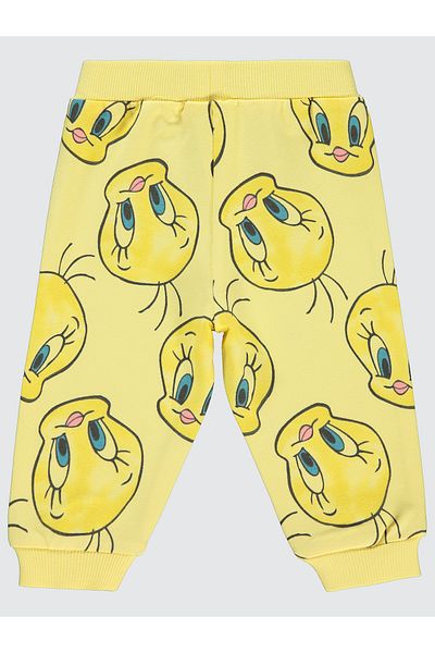TWEETY Light Yellow Baby Girl Sweatpants - 6-18 Months