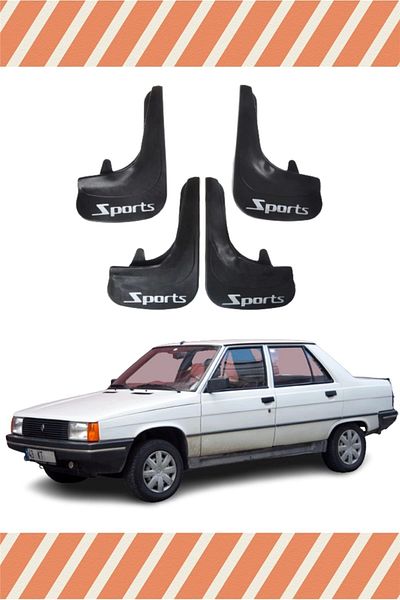 NOVDES Db Renault Brodway Sports Written 4-Piece Leggings Mudguard Mudflap