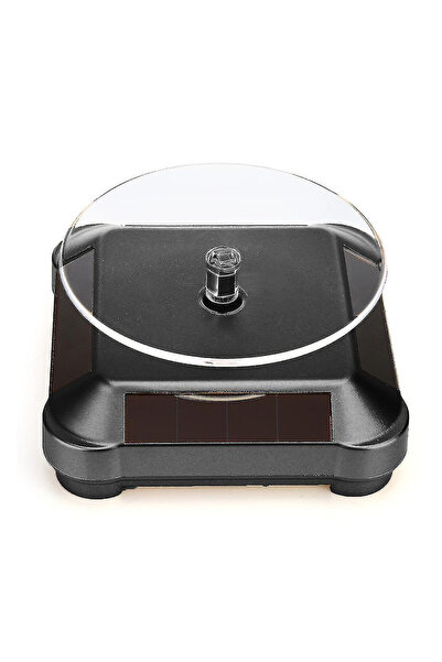 Microcase 360 Derece Dönen Güneş Enerjili Vitrin Saat Takı Standı - AL5031