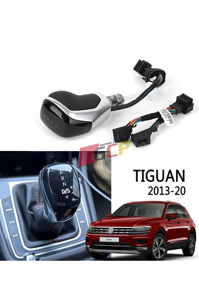 GCP German Car Parts Tiguan Automatic Gear Shift Knob with Light - Tiguan Led Dsg Gear Shift Illuminated Indicator Gear Shift