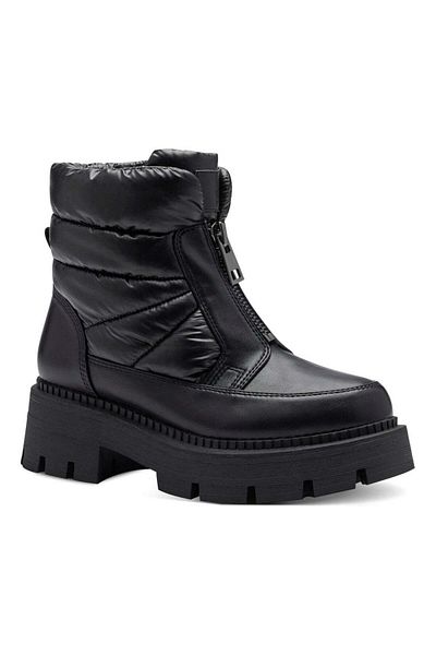 Tamaris Black Booties Womens Shoes