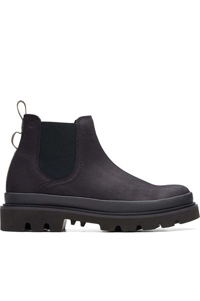 CLARKS Black Booties Mens Shoes