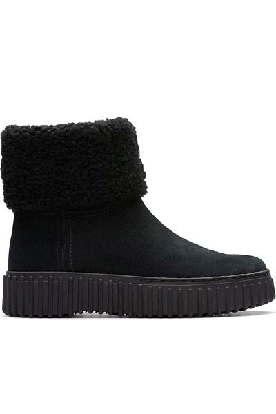 CLARKS Cizme negre Pantofi dama