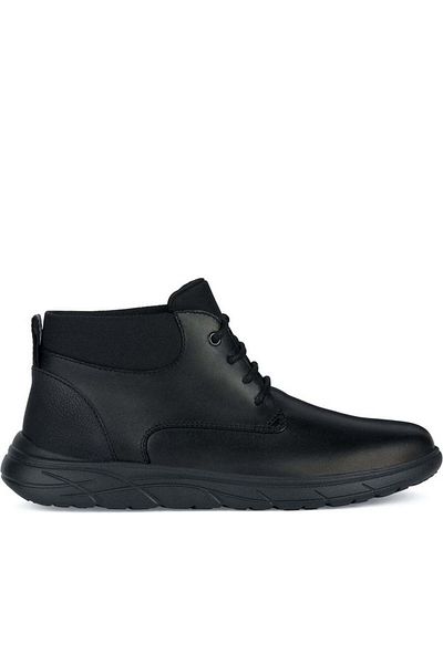 Geox Black Booties Mens Shoes