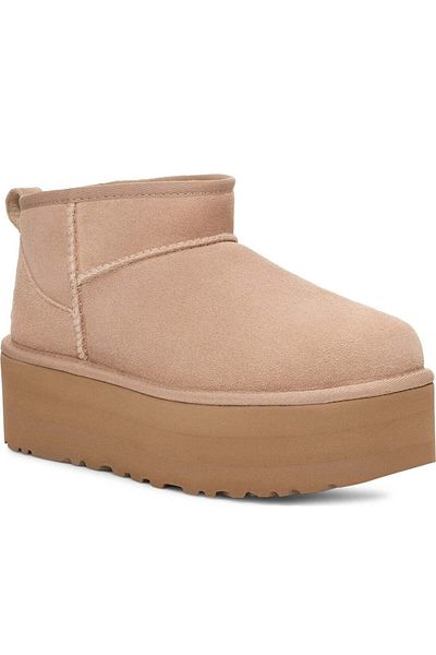 UGG Beige Booties Womens Shoes