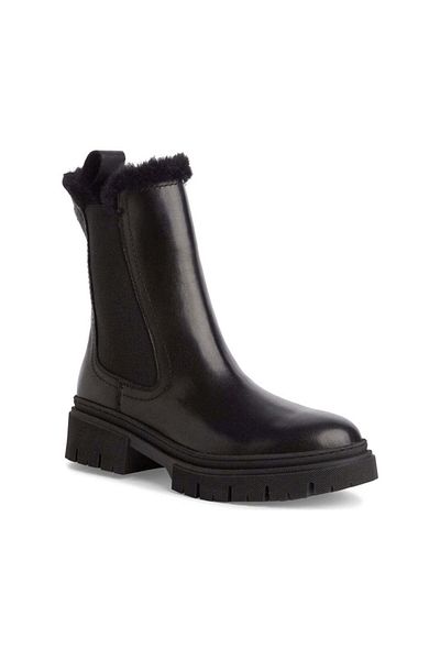 Tamaris Black Booties Womens Shoes