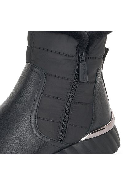 Remonte Black Boots Womens Shoes