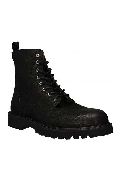 SALAMANDER Black Booties Mens Shoes