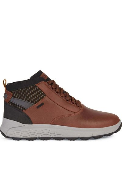 Geox Brown Booties Mens Shoes