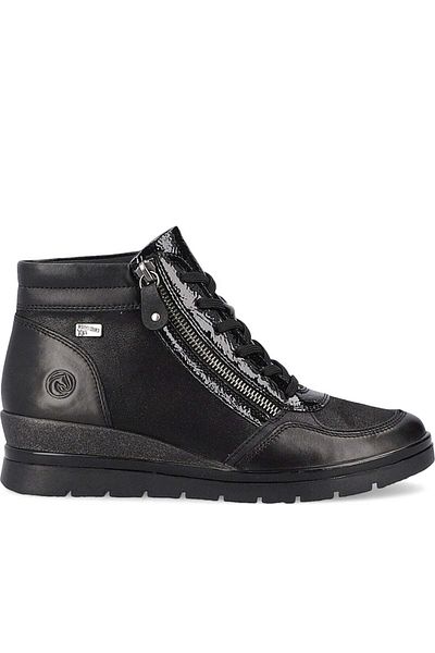Remonte Black Booties Womens Shoes