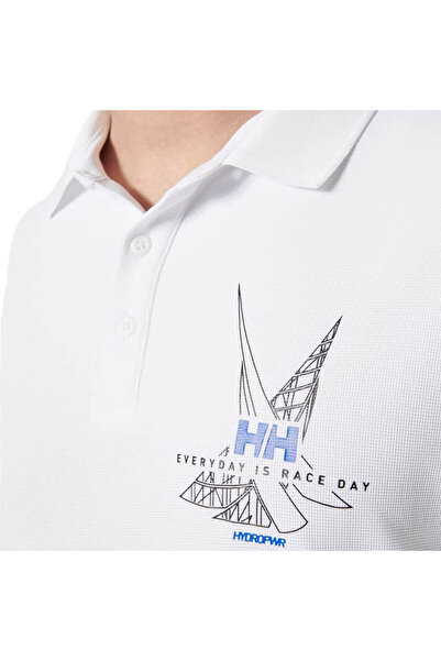 Helly Hansen Tricou polo alb pentru bărbați Hp Race Tricou polo pentru bărbați HHA.34416