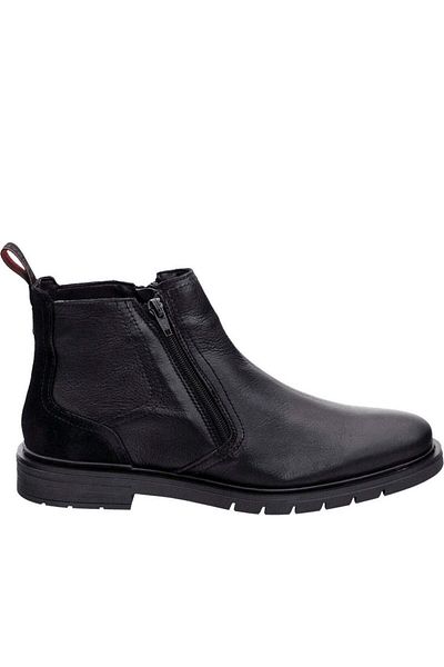 SALAMANDER Black Booties Mens Shoes