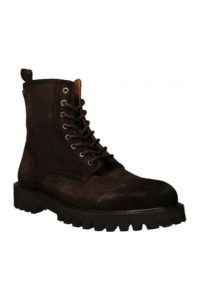 SALAMANDER Brown Booties Mens Shoes